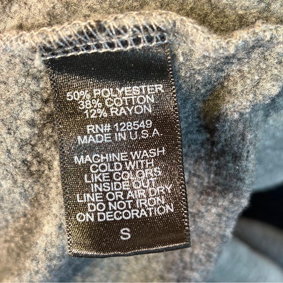 Aviator Nation 5 Stripe Hoodie in Heather Grey, Size S NWOT - Picture 13 of 13